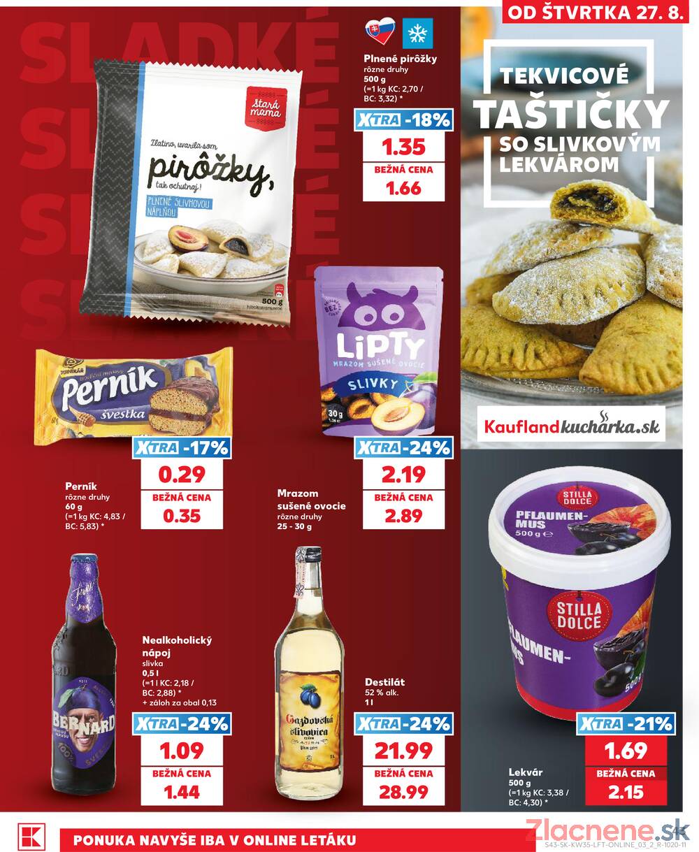 Kaufland 27.8. - 2.9. - Kaufland Senec