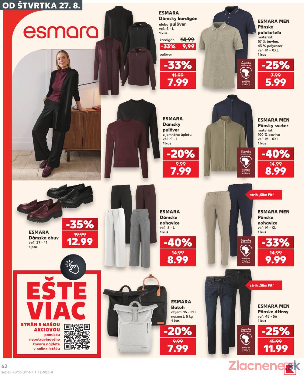 Leták Kaufland - Kaufland 27.8. - 2.9. - Kaufland Sereď - strana 62 Leták Kaufland - Kaufland 27.8. - 2.9. - Kaufland Sereď - strana 62