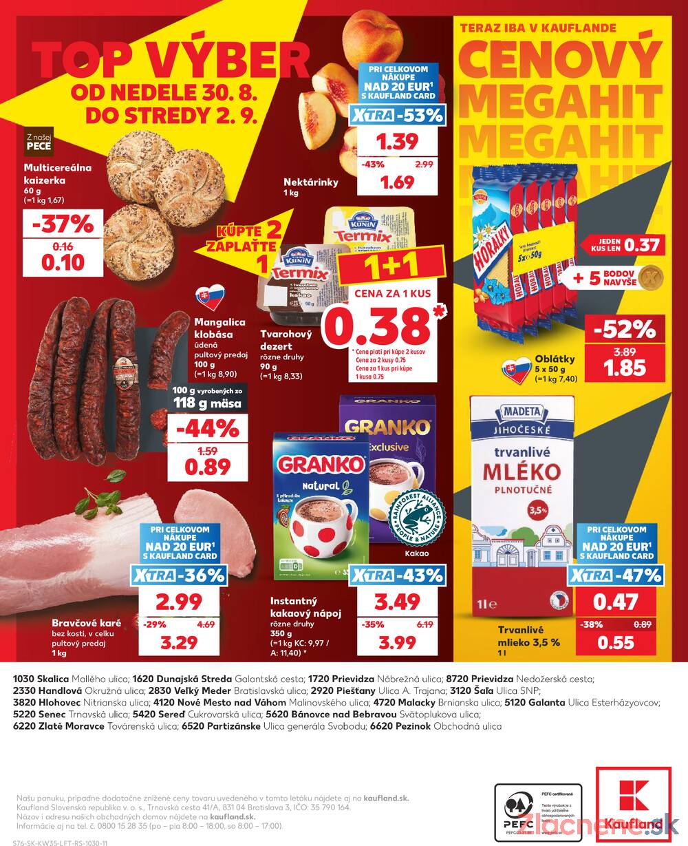Leták Kaufland - Kaufland 27.8. - 2.9. - Kaufland Sereď - strana 76 Leták Kaufland - Kaufland 27.8. - 2.9. - Kaufland Sereď - strana 76