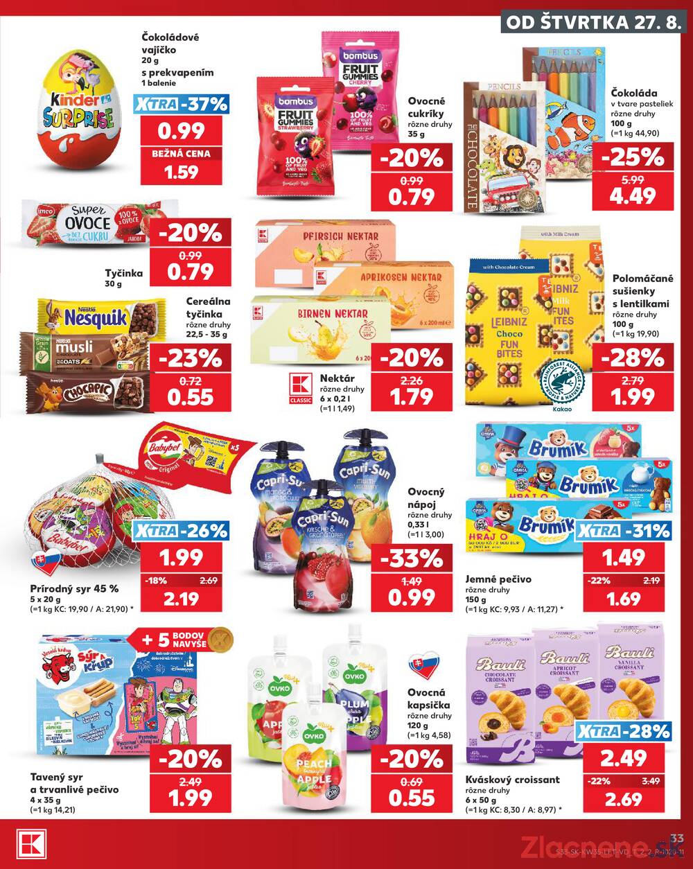 Kaufland 27.8. - 2.9. - Kaufland Bánovce nad Bebravou