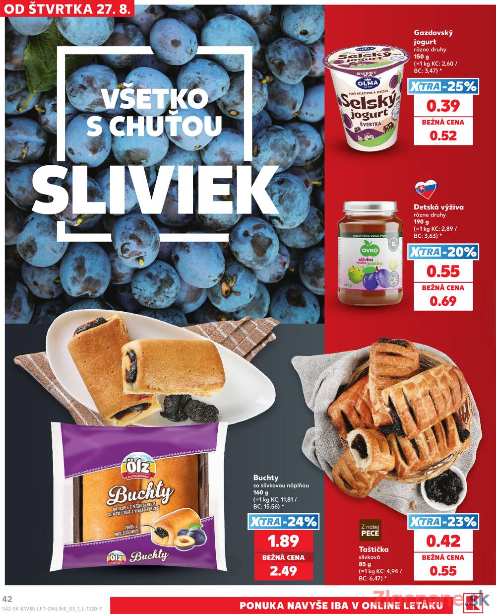 Kaufland 27.8. - 2.9. - Kaufland Bánovce nad Bebravou
