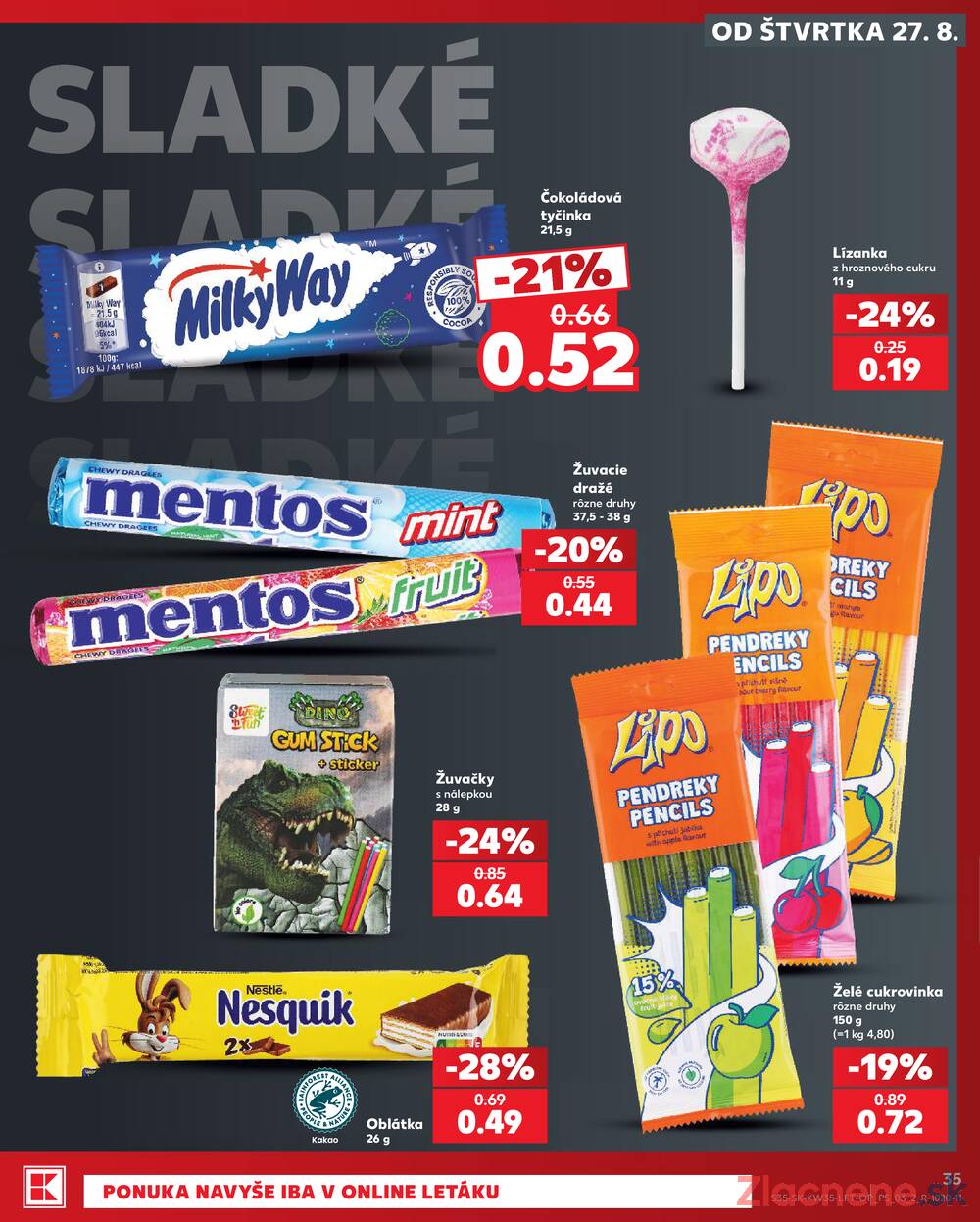 Kaufland 27.8. - 2.9. - Kaufland Trnava - Juh - Bratislavská