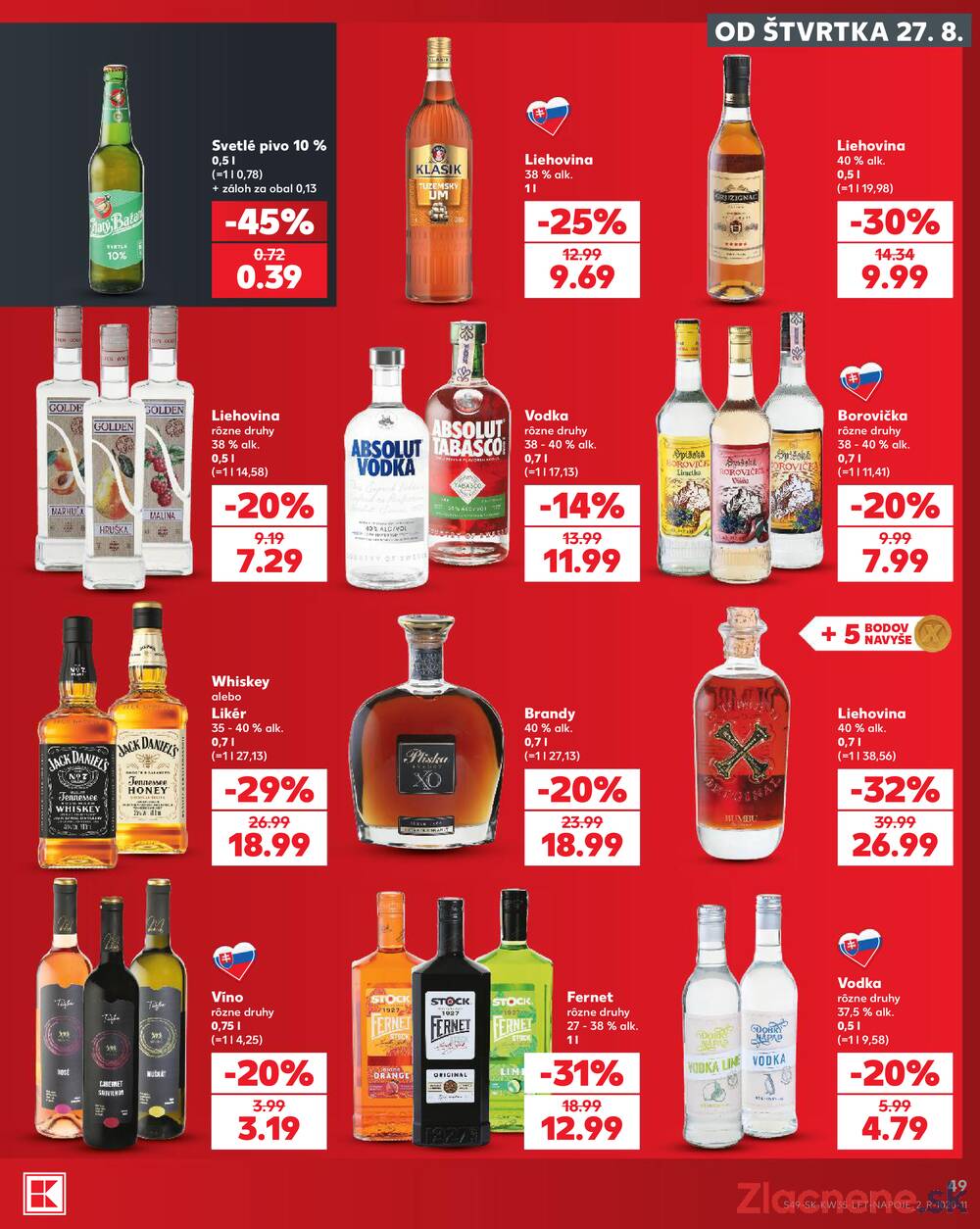 Kaufland 27.8. - 2.9. - Kaufland Liptovský Mikuláš