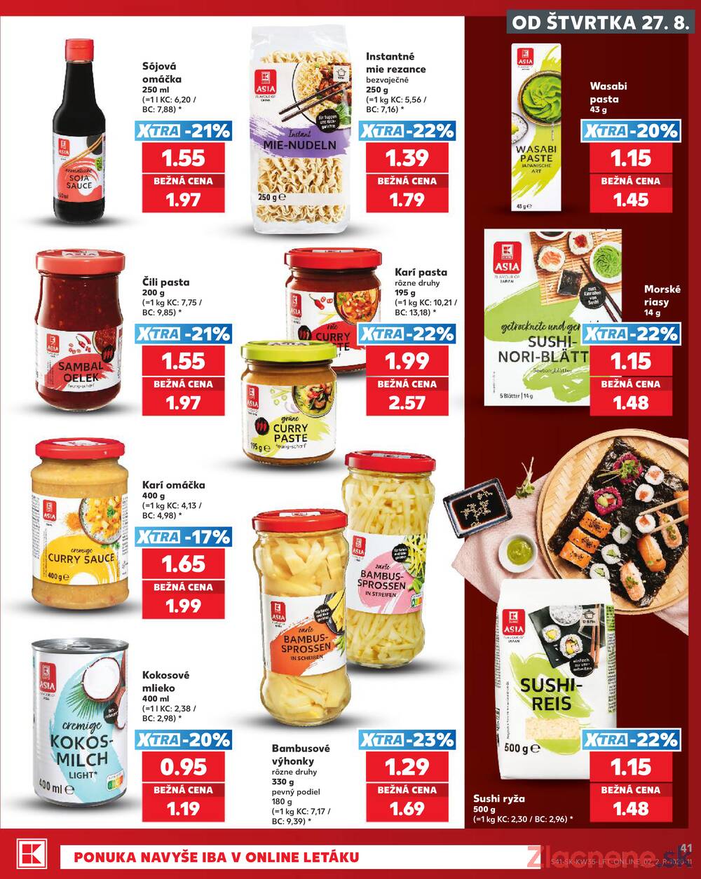 Kaufland 27.8. - 2.9. - Kaufland Považská Bystrica - Centrum