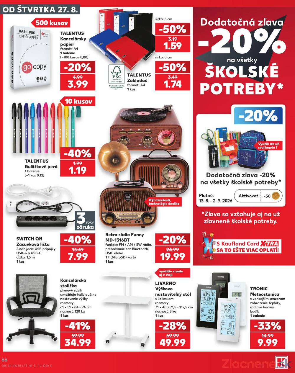 Kaufland 27.8. - 2.9. - Kaufland Považská Bystrica - Centrum