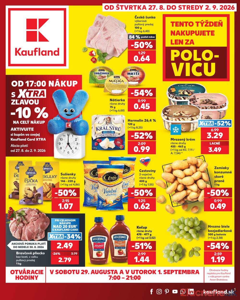 Kaufland 27.8. - 2.9. - Kaufland Žilina