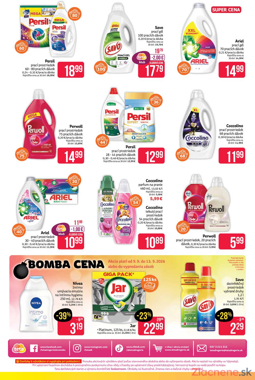 TETA drogerie do 9.9.