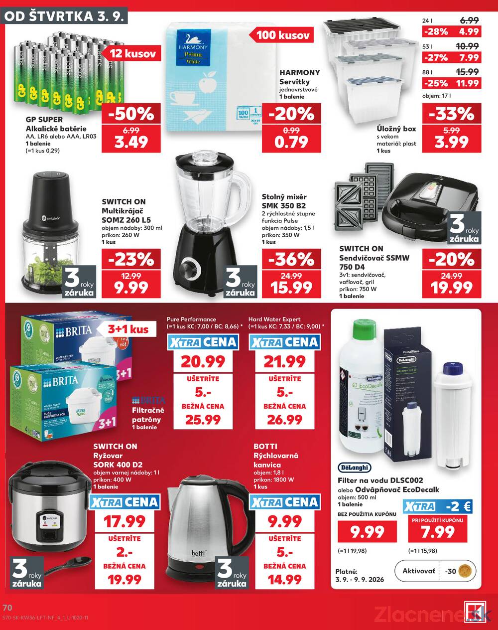 Kaufland 3.9. - 9.9. - Kaufland Bytča