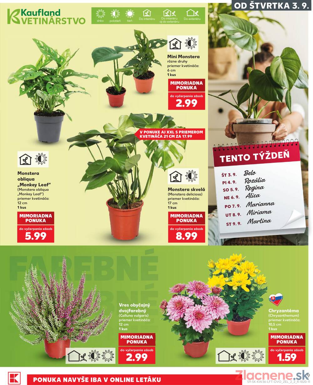 Kaufland 3.9. - 9.9. - Kaufland Bardejov