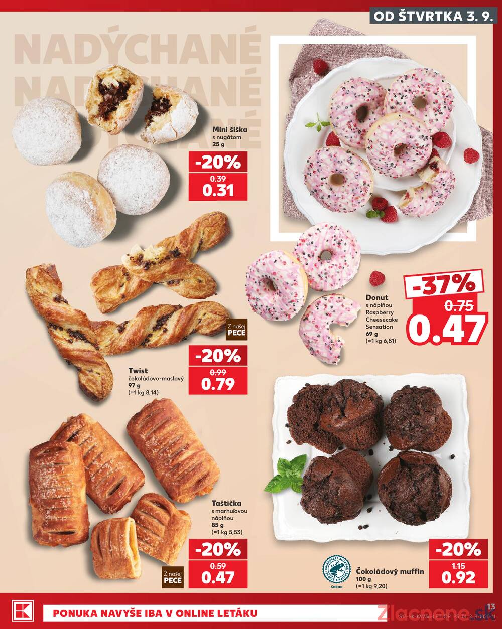 Kaufland 3.9. - 9.9. - Kaufland Bardejov