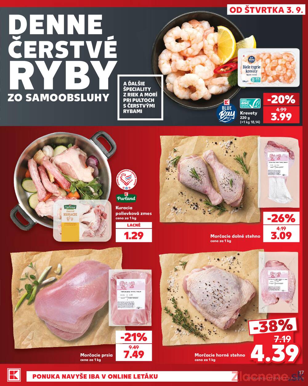 Kaufland 3.9. - 9.9. - Kaufland Bardejov