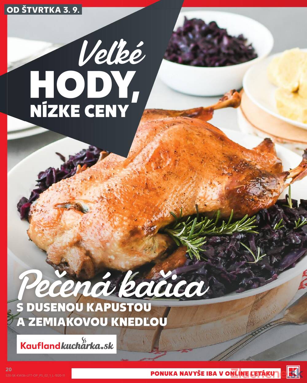 Kaufland 3.9. - 9.9. - Kaufland Poprad - Jiřího Wolkera