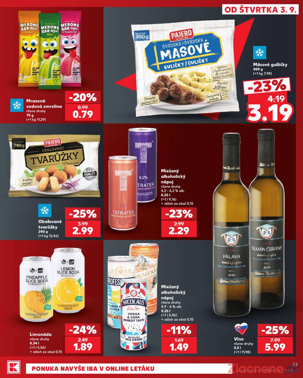 Kaufland 3.9. - 9.9. - Kaufland Poprad - Jiřího Wolkera