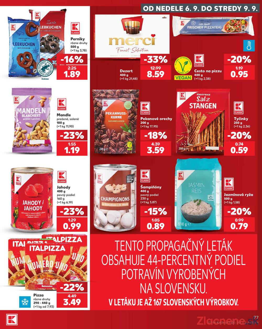 Kaufland 3.9. - 9.9. - Kaufland Veľký Meder