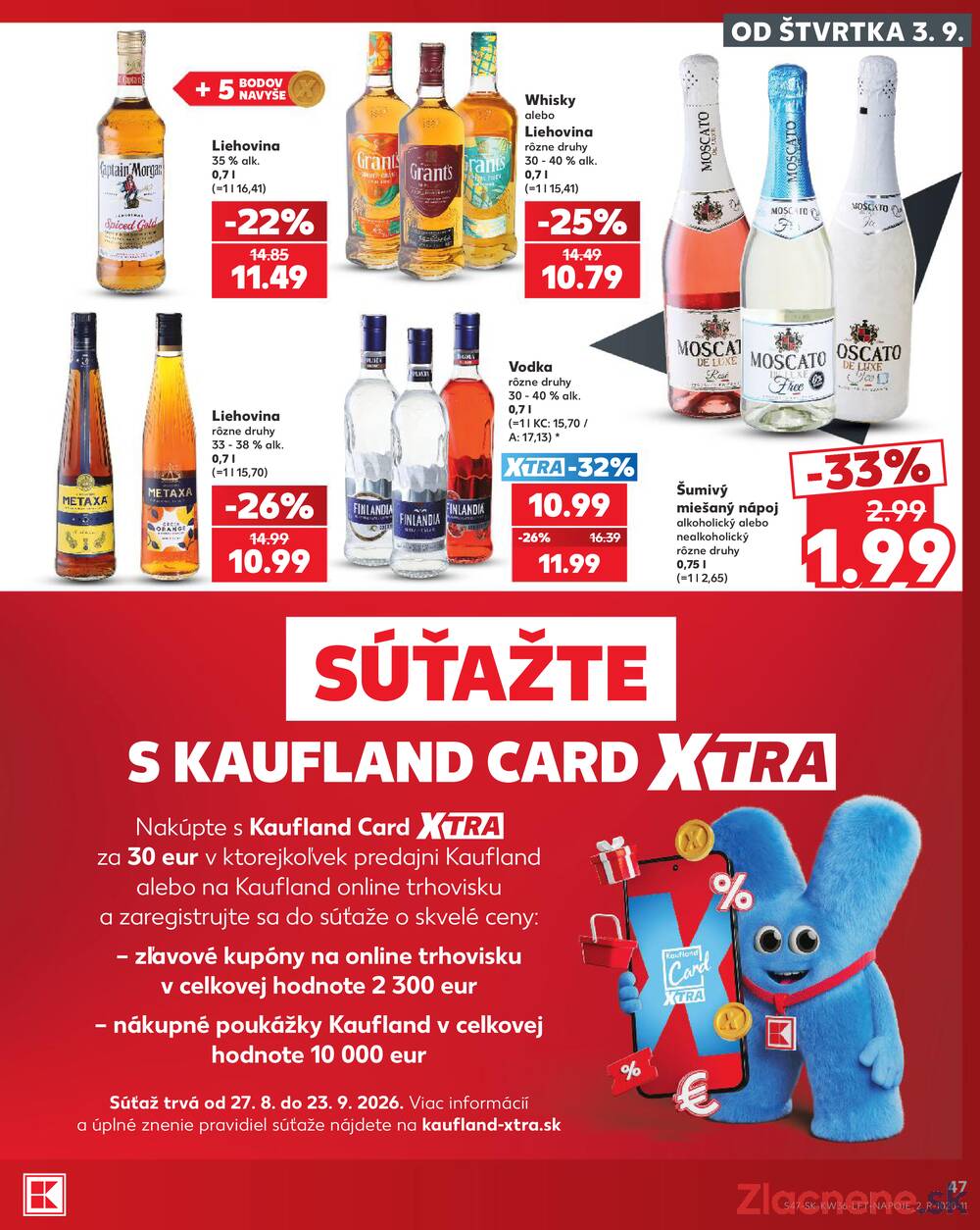 Kaufland 3.9. - 9.9. - Kaufland Bratislava - Petržalka