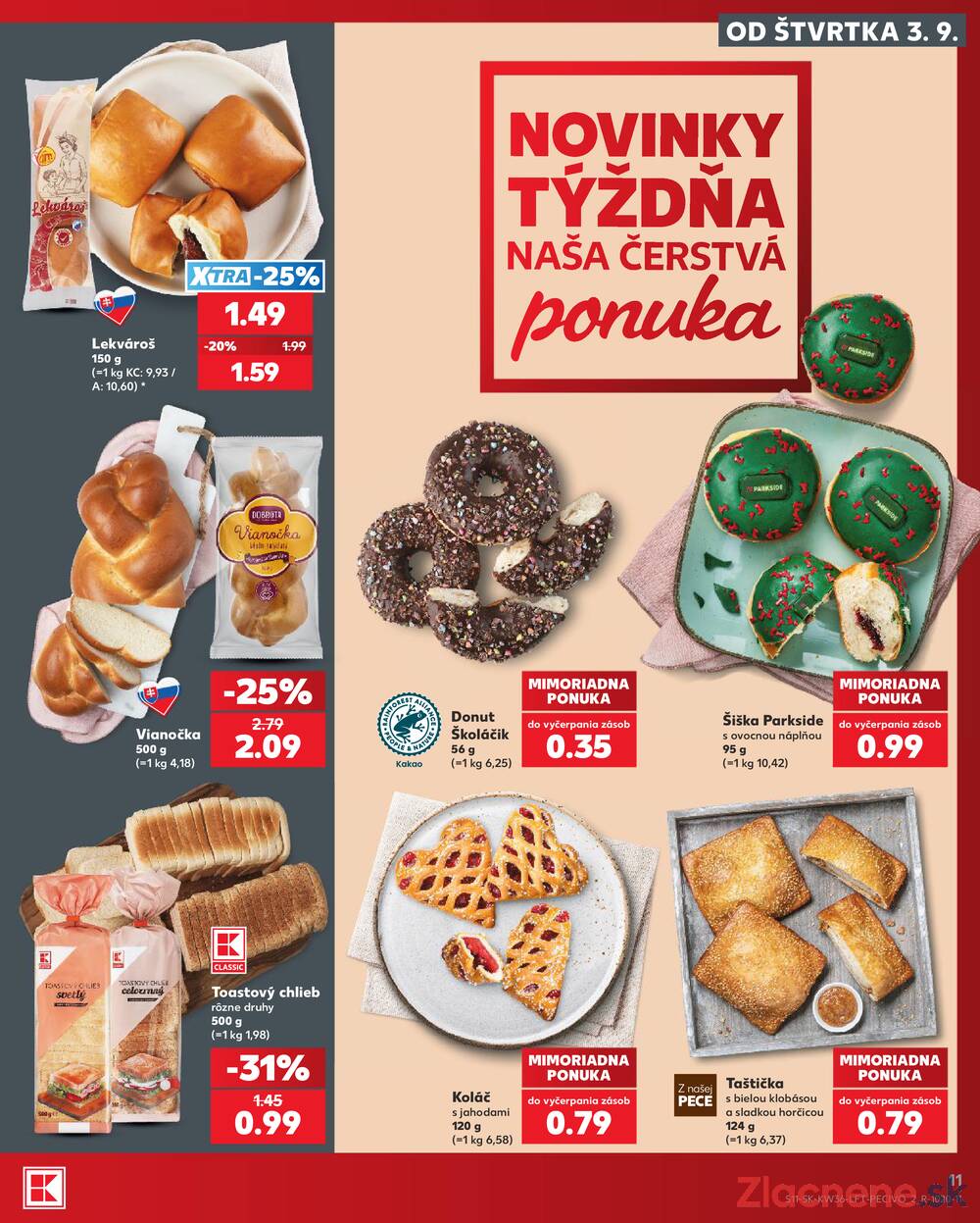 Kaufland 3.9. - 9.9. - Kaufland Trnava - Nová ul.