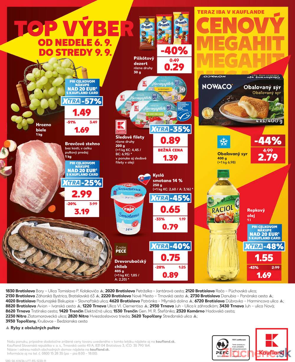 Kaufland 3.9. - 9.9. - Kaufland Trnava - Nová ul.