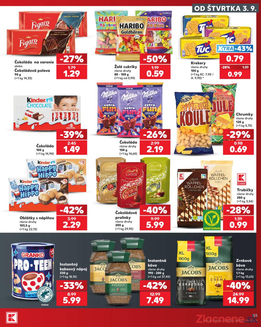 Kaufland 3.9. - 9.9. - Kaufland Ružomberok