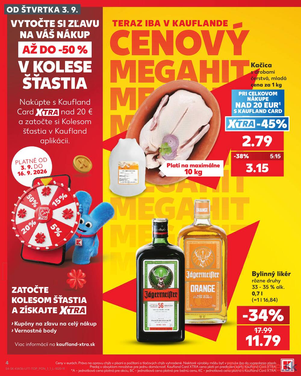 Kaufland 3.9. - 9.9. - Kaufland Žiar nad Hronom