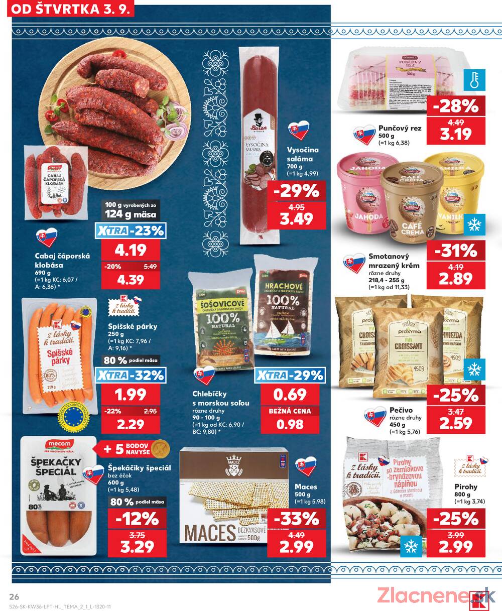 Kaufland 3.9. - 9.9. - Kaufland Košice - Nad Jazerom