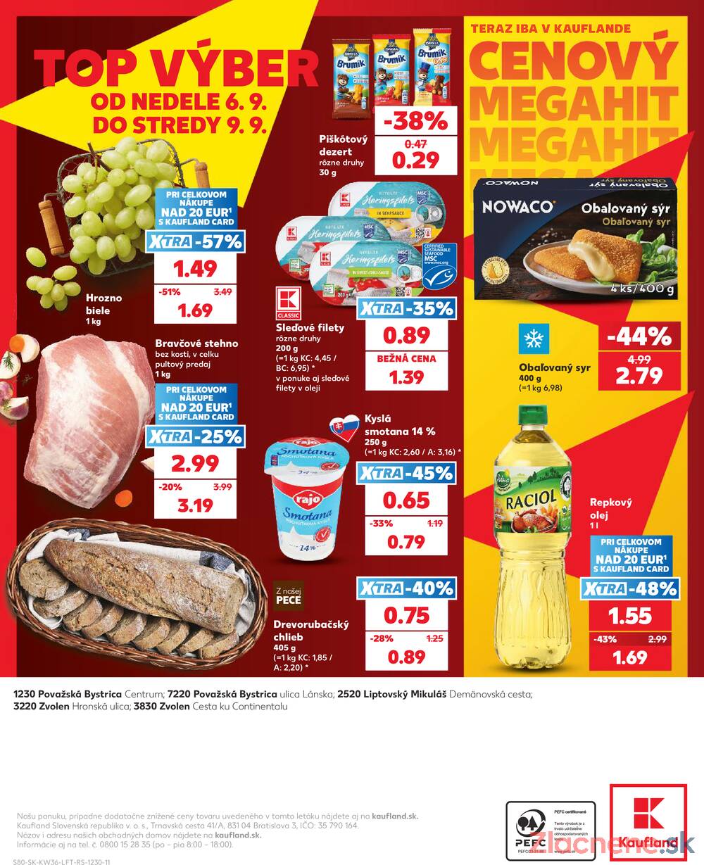 Kaufland 3.9. - 9.9. - Kaufland Považská Bystrica - Centrum