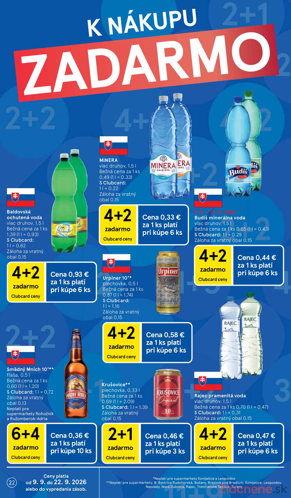 Tesco supermarkety od 9.9. do 15.9.2026