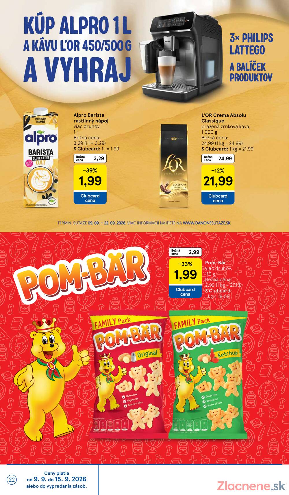 Leták Tesco - Tesco hypermarkety 9.9.- 15.9. - strana 22 Leták Tesco - Tesco hypermarkety 9.9.- 15.9. - strana 22