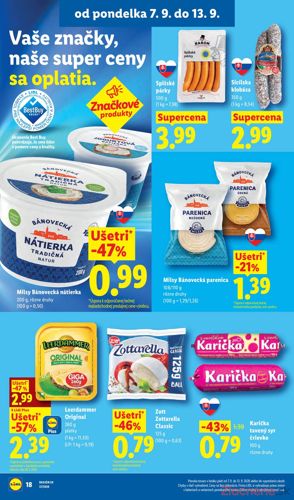 Lidl 7.9. - 13.9.