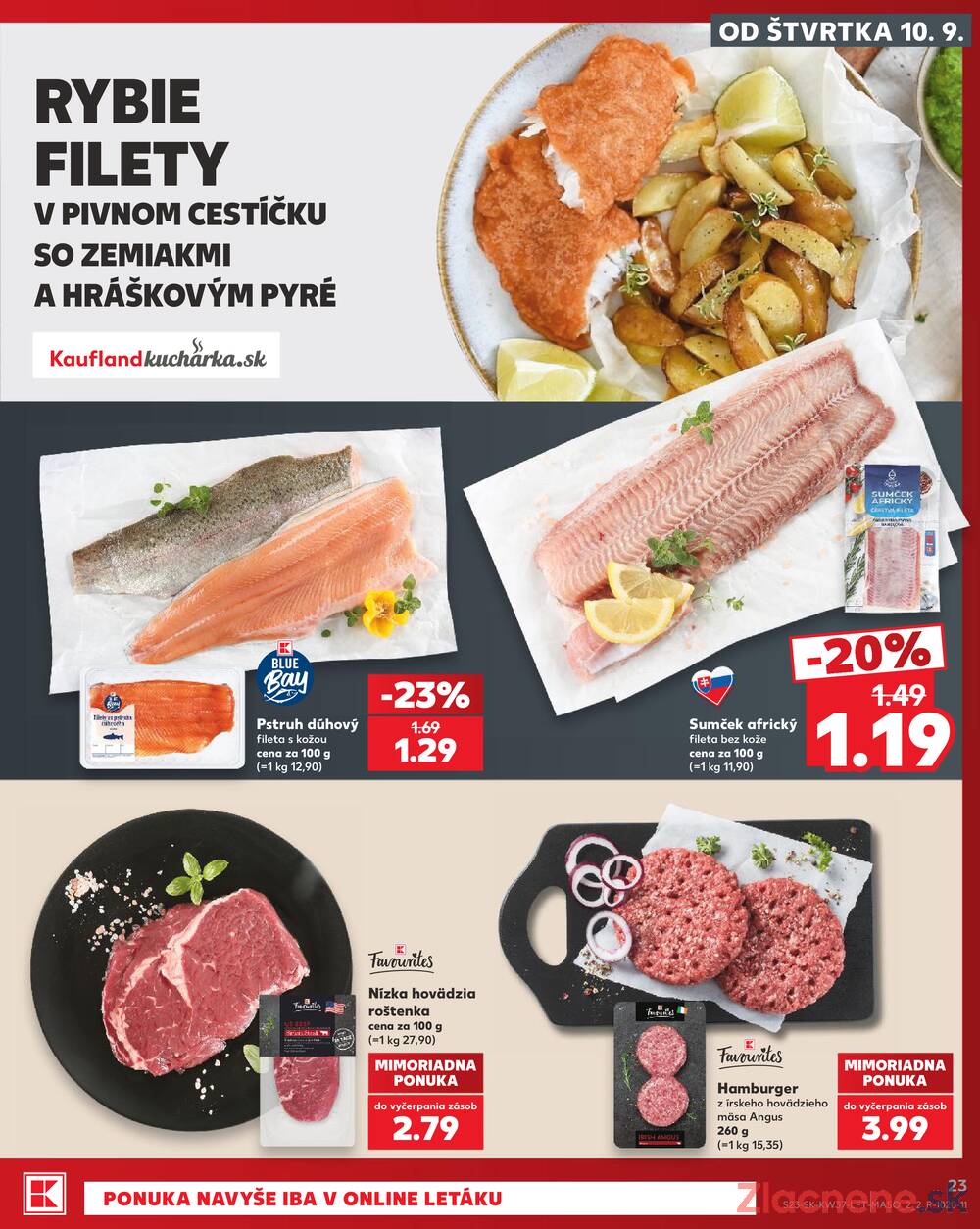 Kaufland 10.9. - 16.9. - Kaufland Detva