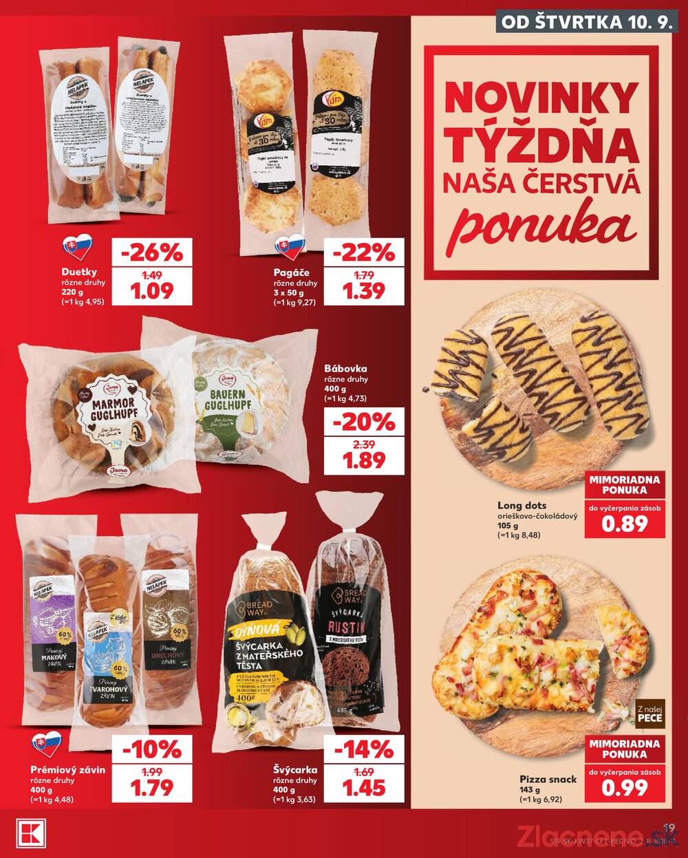 Kaufland 10.9. - 16.9. - Kaufland Sabinov