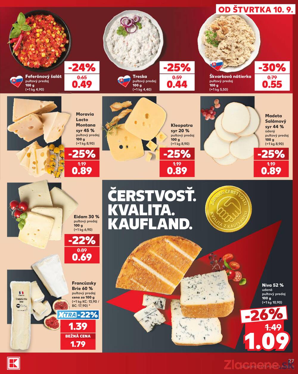 Kaufland 10.9. - 16.9. - Kaufland Sabinov
