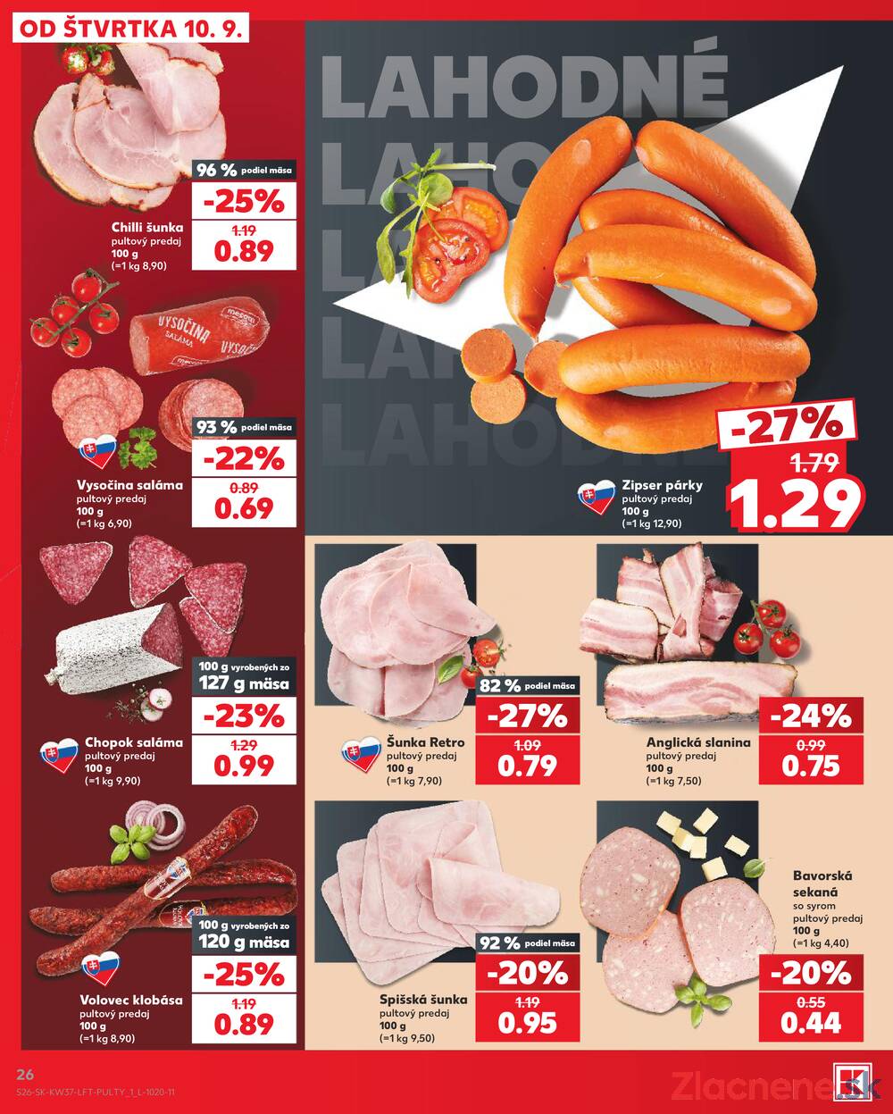 Kaufland 10.9. - 16.9. - Kaufland Rožňava