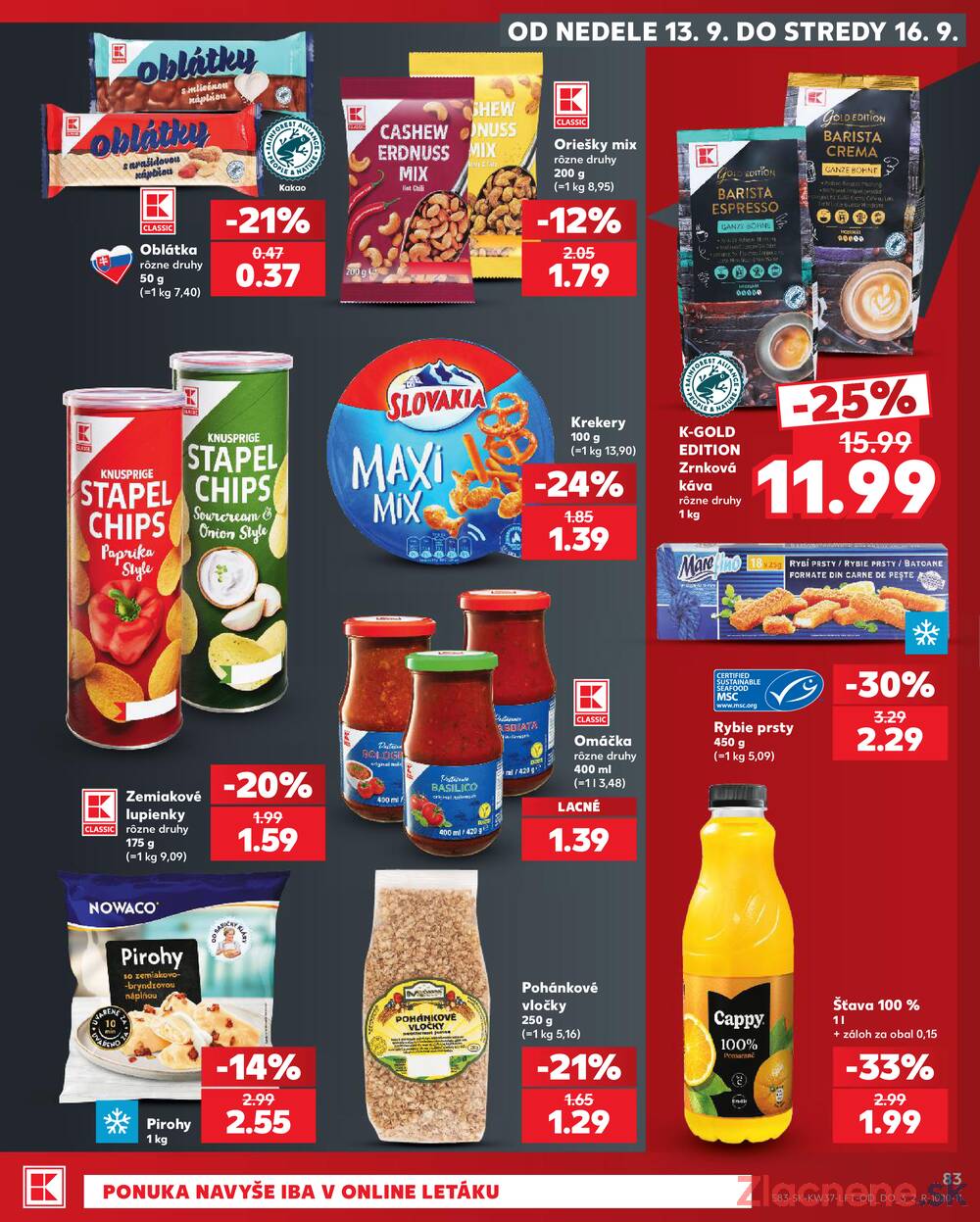 Kaufland 10.9. - 16.9. - Kaufland Rožňava