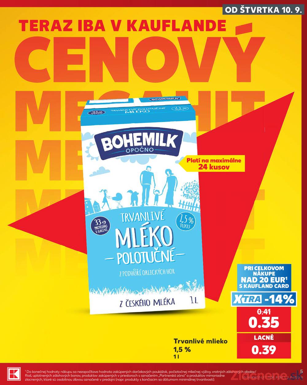 Kaufland 10.9. - 16.9. - Kaufland Handlová - Okružná ul.