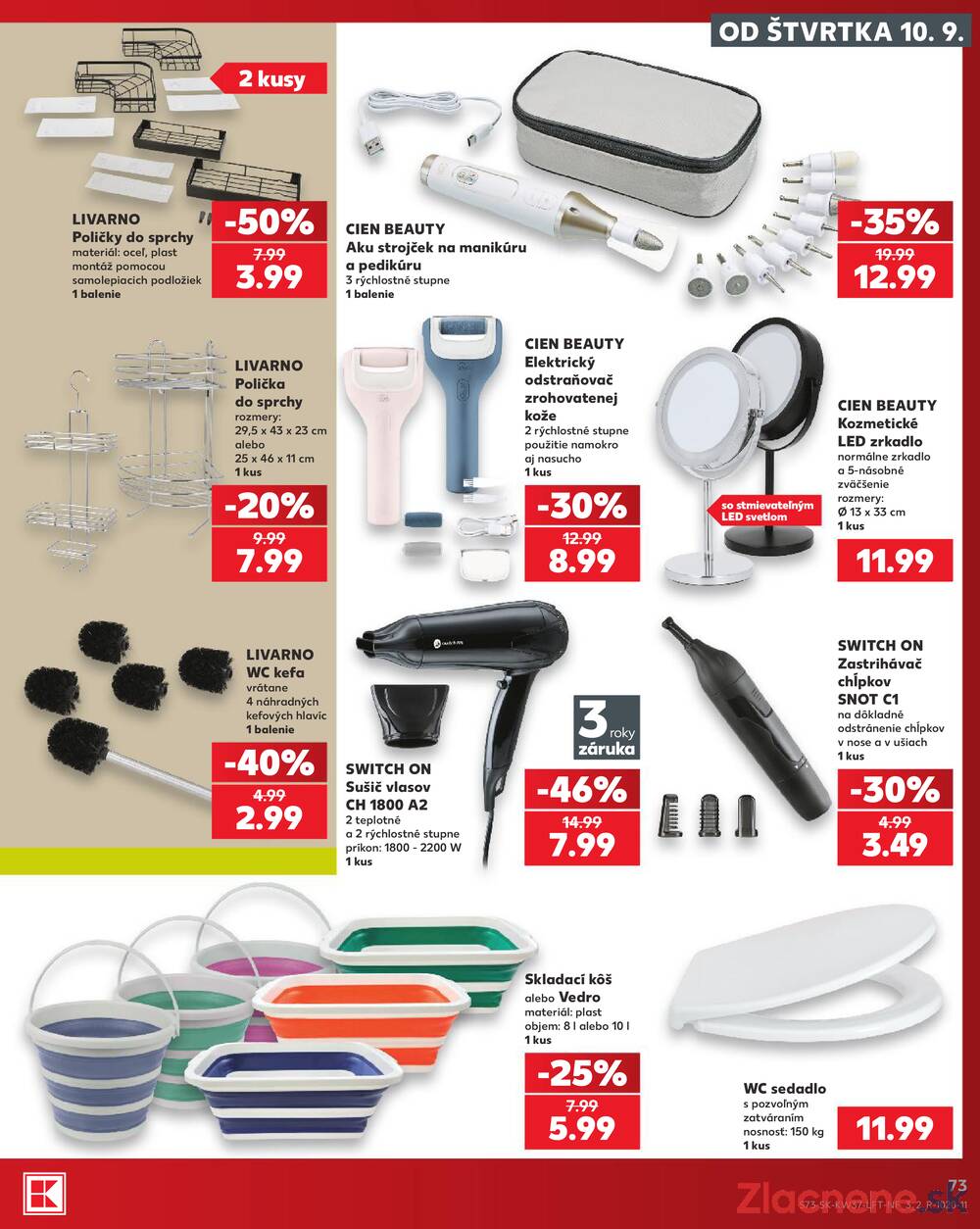 Kaufland 10.9. - 16.9. - Kaufland Handlová - Okružná ul.