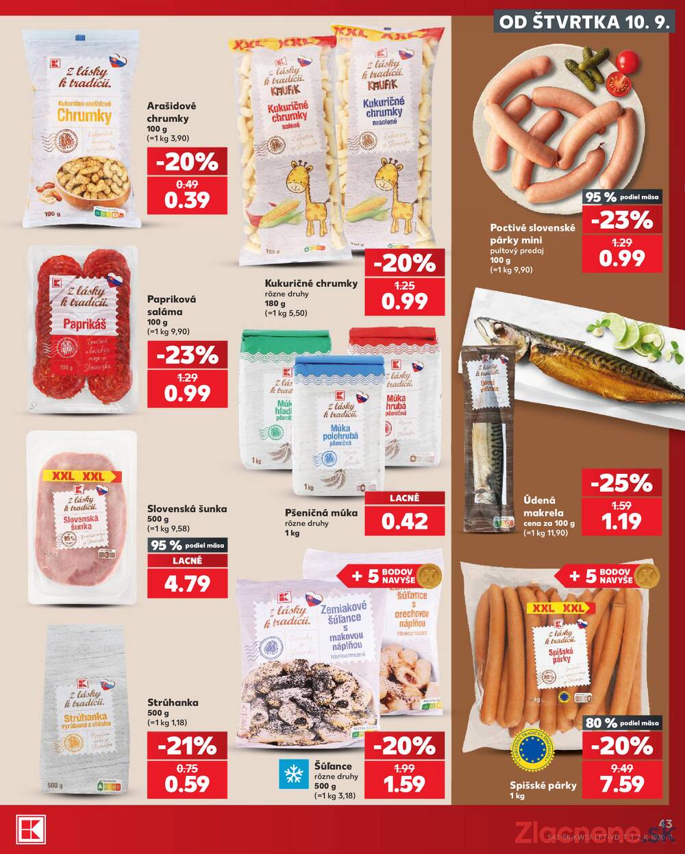 Kaufland 10.9. - 16.9. - Kaufland Veľký Meder