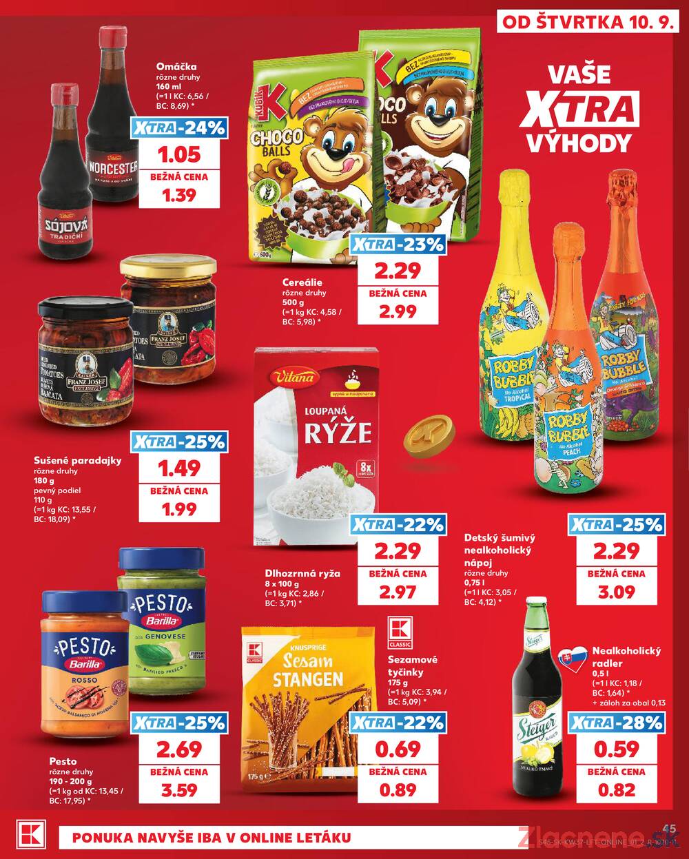 Kaufland 10.9. - 16.9. - Kaufland Veľký Meder
