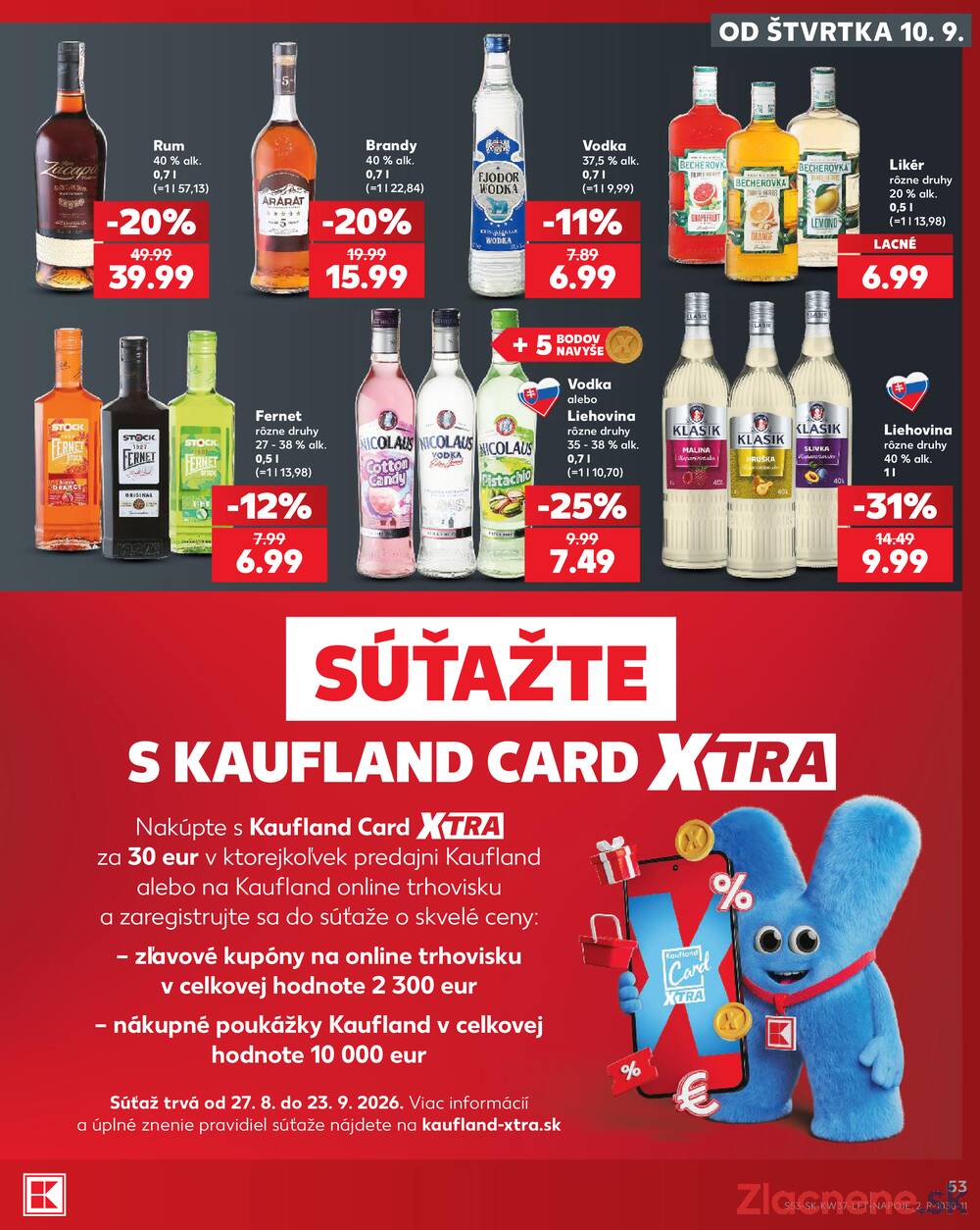 Kaufland 10.9. - 16.9. - Kaufland Bánovce nad Bebravou