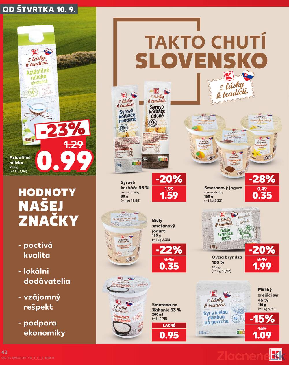 Kaufland 10.9. - 16.9. - Kaufland Bratislava - Petržalka