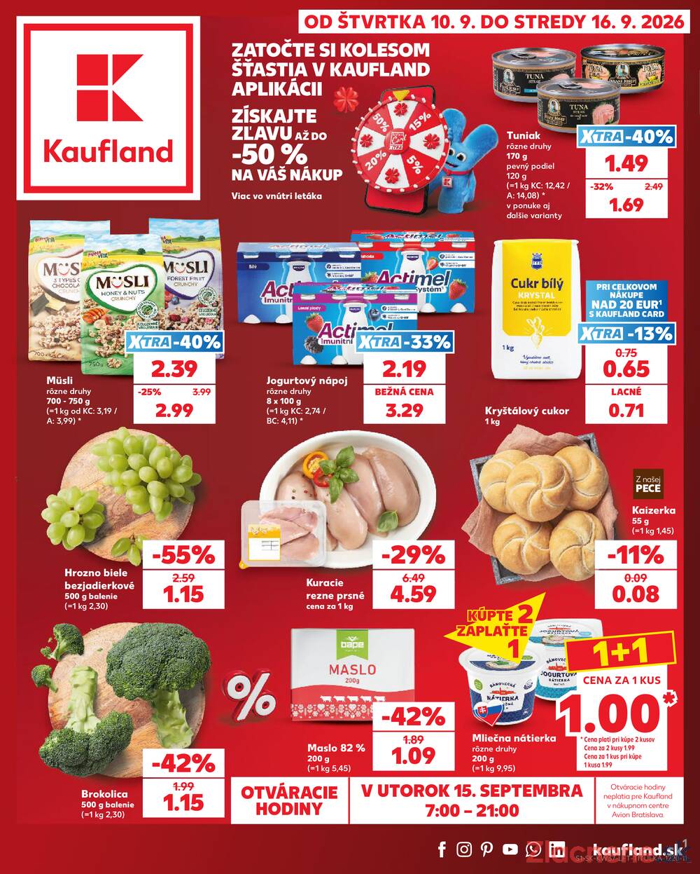 Kaufland 10.9. - 16.9. - Kaufland Nitra - Čermáň