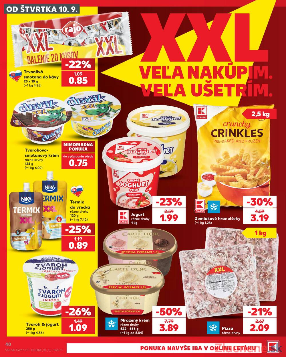 Kaufland 10.9. - 16.9. - Kaufland Nitra - Čermáň