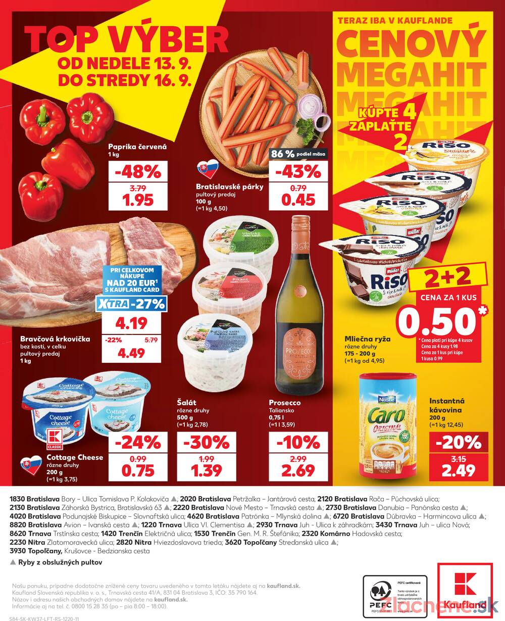 Kaufland 10.9. - 16.9. - Kaufland Nitra - Čermáň