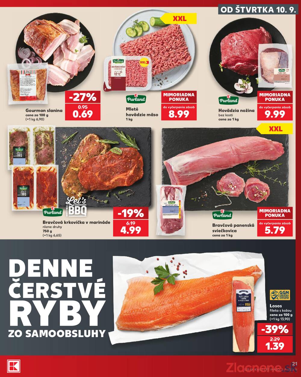 Kaufland 10.9. - 16.9. - Kaufland Martin-Podhaj