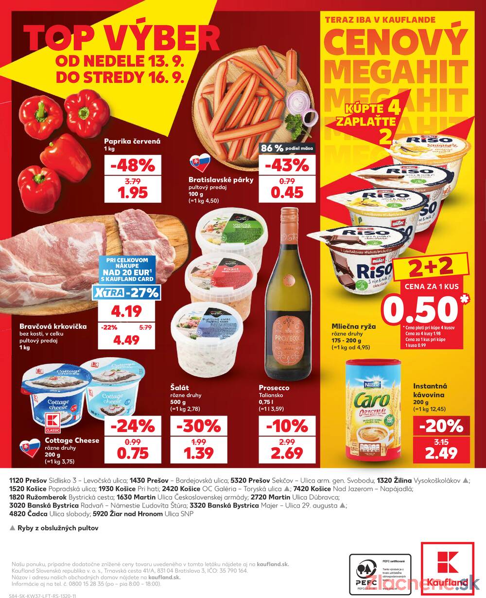 Kaufland 10.9. - 16.9. - Kaufland Košice - Nad Jazerom