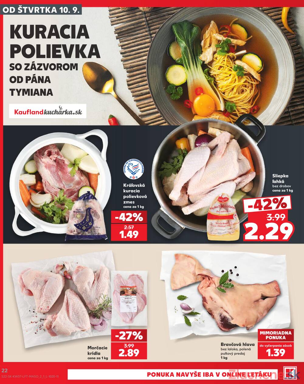 Kaufland 10.9. - 16.9. - Kaufland Skalica - Mallého
