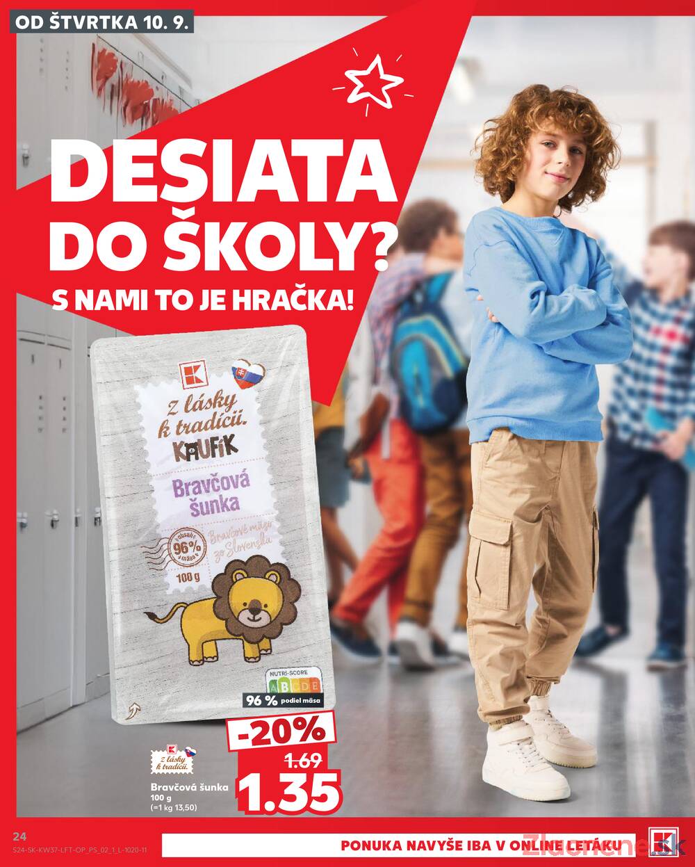 Leták Kaufland - Kaufland 10.9. - 16.9. - Kaufland Trnava - strana 24