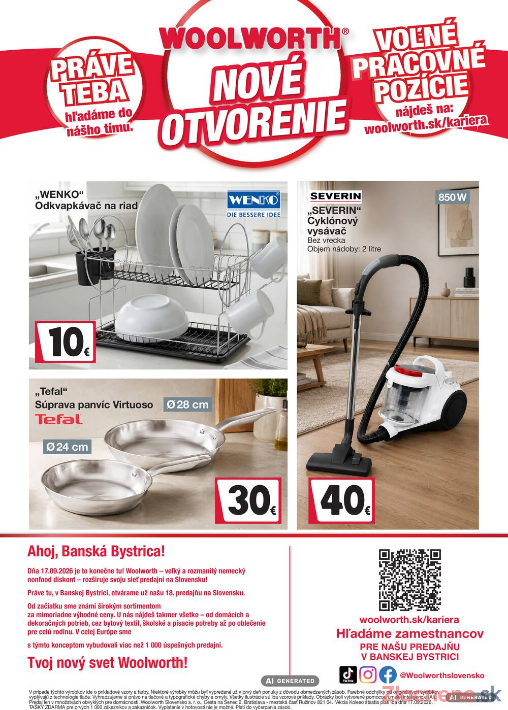 Leták Woolworth - Woolworth Bánská Bystrica od 17.9. do 20.9.2026 - strana 12 Leták Woolworth - Woolworth Bánská Bystrica od 17.9. do 20.9.2026 - strana 12