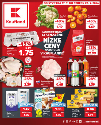 Leták Kaufland 17.9. - 23.9. - Kaufland Bytča