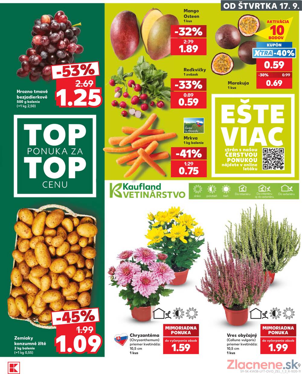 Kaufland 17.9. - 23.9. - Kaufland Spišská Nová Ves