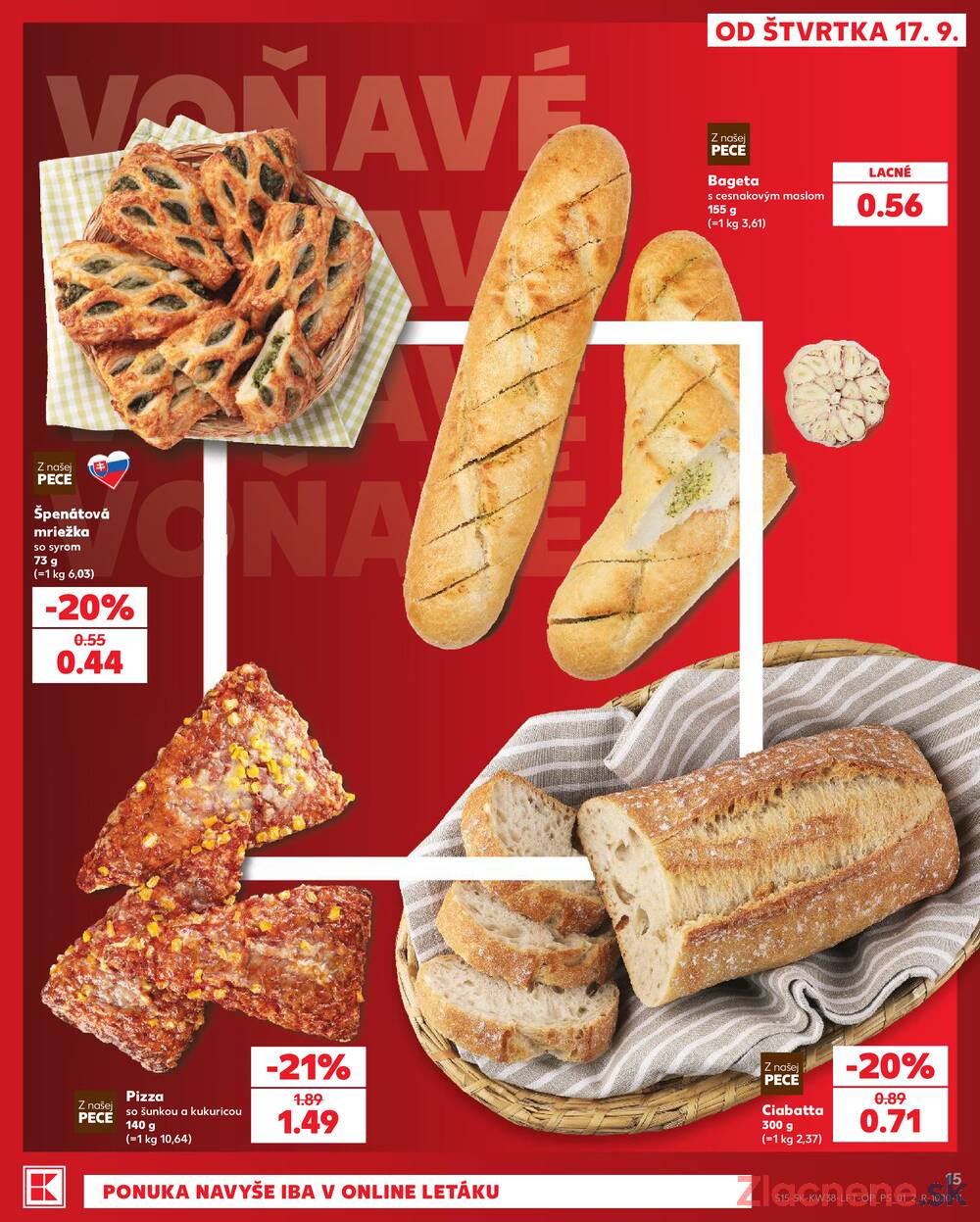 Leták Kaufland - Kaufland 17.9. - 23.9. - Kaufland Humenné - strana 15 Leták Kaufland - Kaufland 17.9. - 23.9. - Kaufland Humenné - strana 15